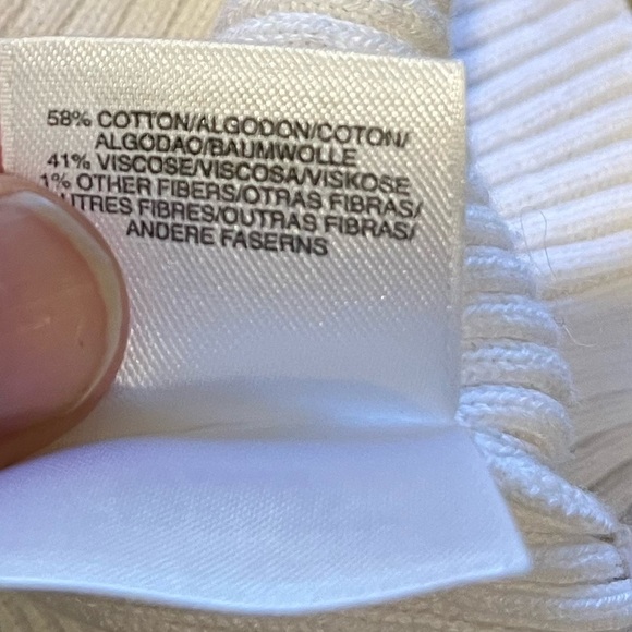 JONES NEW YORK – White Knit Tank Top (2X) - Picture 7 of 7